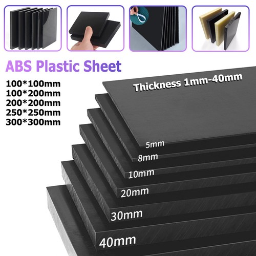 Schwarz abs kunststoff platten - schwarz,