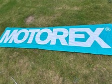 Motorex Motocross Banner Enduro Motorrad Freestyle MX FMX für Werkstatt Garage