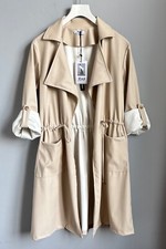 Xuna mantel beige weiß - xuna,