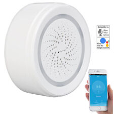 VisorTech WLAN-Alarm-Sirene mit App, für Alexa, Siri & Google Assistant