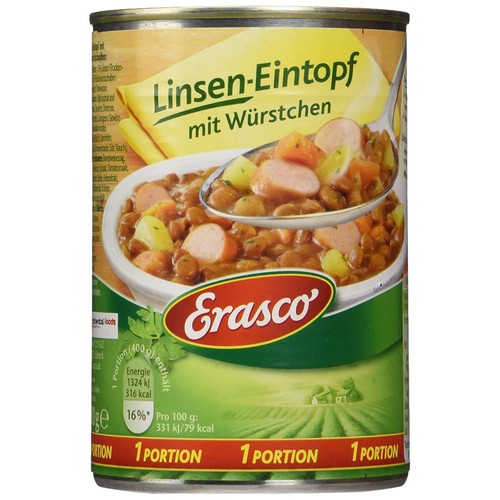 Erasco linseneintopf mit - linseneintopf,
