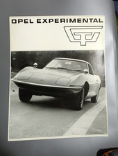 Original Prospekt Opel GT