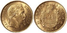 20 Francs 1871 Paris (A)