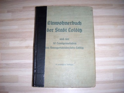 Colditz einwohnerbuch der - colditz,,