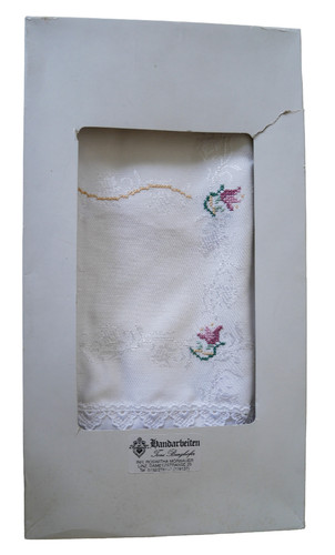 Vintage handarbeit tischdecke - vintage,