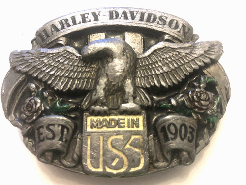 Gürtelschnalle harley davison - gürtelschnalle,