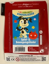 Tonie-Hülle inkl. Booklet - 30 Lieblings-Kinderlieder - Spiel- & Bewegungslieder