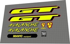 1996 avalanche decal set - ,
