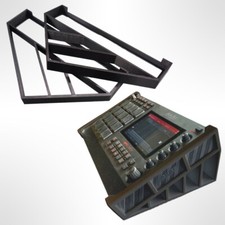 Custom angled desk display - desk,