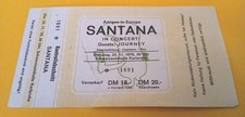 ® Eintrittskarte Ticket Santana 1976