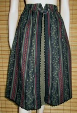 BUNT GEMUSTERTER TRACHTENROCK - COTTON/MODAL - VINTAGE - GR. 42