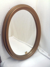 Wandspiegel Oval Gold Antik Stil Vintage Garderobenspiegel Flur Bad Spiegel