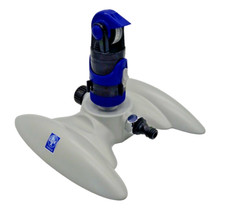 LUX-Tools Impulsregner Kreisregner Rasensprenger Regner Bewässerung + Spike