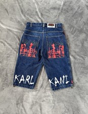 Karl kani baggy jeansshorts - karl,