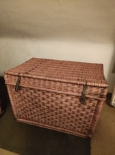 Korbtruhe/ Weidentruhe sehr alt