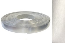 Kantenumleimer ABS 22mm x 2m mit Schmelzkleber in echt Aluminium Alu gebürstet