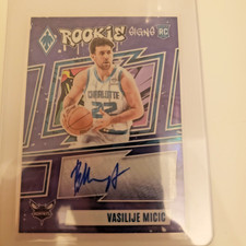 2023-24 Panini Phoenix Vasilije Micic Hornets Rookie Signs Auto Purple 02/75 RC