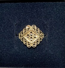 Damen Ring 585er Gelbgold 14