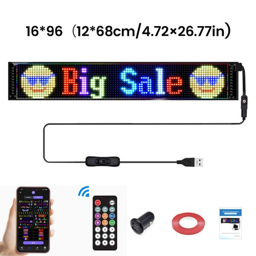 Led rgb display laufschrift - rgb,