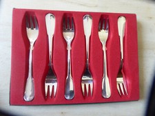 6 Kuchengabeln - BSF Classic Spaten - Edelstahl -  15 cm