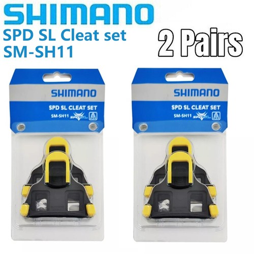 2paar shimano sh11 - shimano, gelb