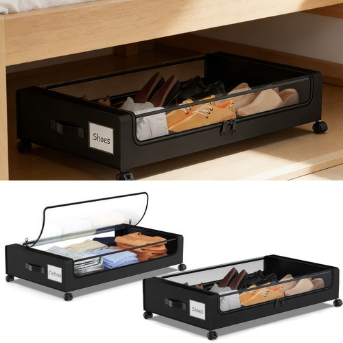 Unterbett aufbewahrungsbox - 2x,