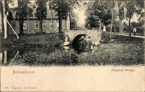 Schoonhoven zuid holland - ak, zuid-holland