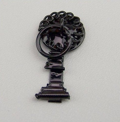 Turklopfer aus metall - aus, schwarz