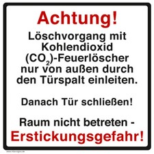Schild KS "Achtung