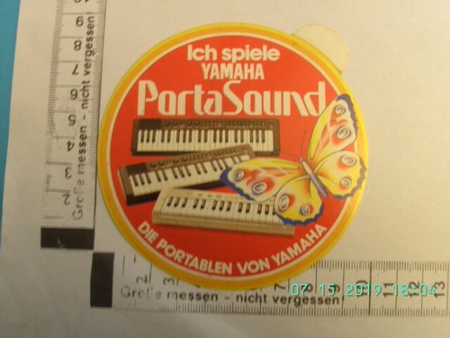 Aufkleber yamaha porta sound - aufkleber,