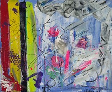 Abstrakte Kunst Acryl auf