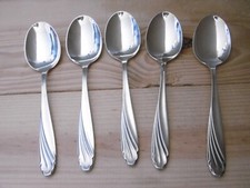 WMF Wien 90er Silberauflage 5 Menülöffel  - gut - anschauen