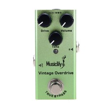 Musiclily Basic Vintage Overdrive Mini Guitar Effect Pedal DC 9V True Bypass