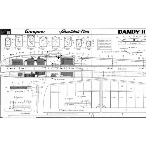 Bauplan dandy modellbauplan - dandy,