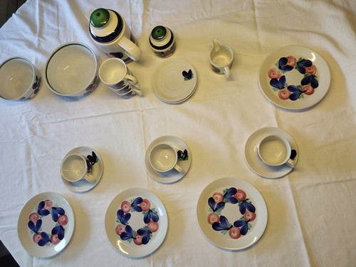Kaffeeservice veb steingut - veb,