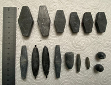 Konvolut - 13Stk Bulletblei Angelblei Bulletblei mit ein Loch + 2Stk Bleigewicht