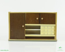DDR Puppenstubenmöbel Herrmann Rühlke Wohnzimmerschrank Schrankwand Puppenstube