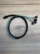 1M Mini SAS SFF-8087 36-PIN to 4 SATA 7-PIN HD Splitter Adapter Kabel krumm