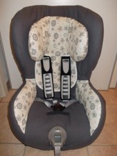 Britax Römer King Plus Bezug  Ersatzbezug dunkelgrau hell mit Blumen *neu*