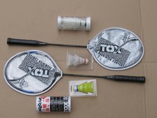 2er Federballschläger Set