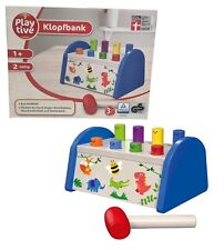 Klopfbank  Holz Hammer