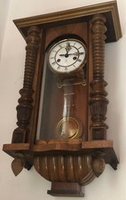 Alte antike Gustav Becker Wanduhr Regulator Vintage für Sammler Liebhaber