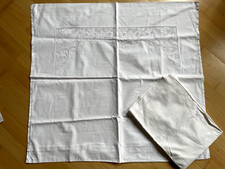 Vintage edel antik Kopfkissenbezug Bettwäsche Weiß Stickerei Landhaus 2 Modelle