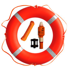 Rettungsring mit Leine und