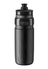 Elite Trinkflasche FLY Tex schwarz graue Grafik 0,75 L Fahrrad Bike Performance