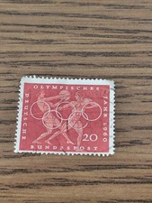 Deutsche Bundespost  20 Pfenning  Olympisches Jahr 1960  Abholung od. Versand