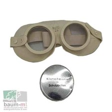 Bundeswehr Schutzbrille Auer gebraucht  inkl.  Ersatzglas Gummibrille Militär