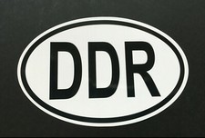 DDR Aufkleber Auto PKW Kennzeichen Länderkennzeichen GDR Trabant Lada Simson 
