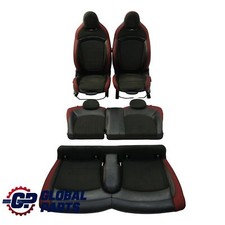 Sitze Mini F56 John Cooper Works Beheizt Sport Dinamica Leder Carbon Schwarz Rot