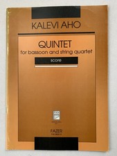 Noten . Aho. Quintet for